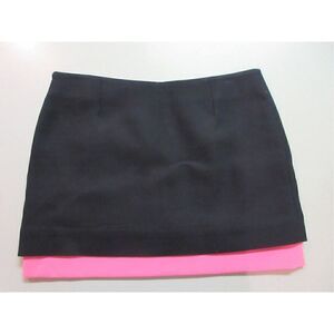 Diane VonFurstenberg skirt navy & pink sz 6